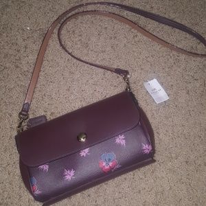 NWT authentic coach reversible crossbody purse